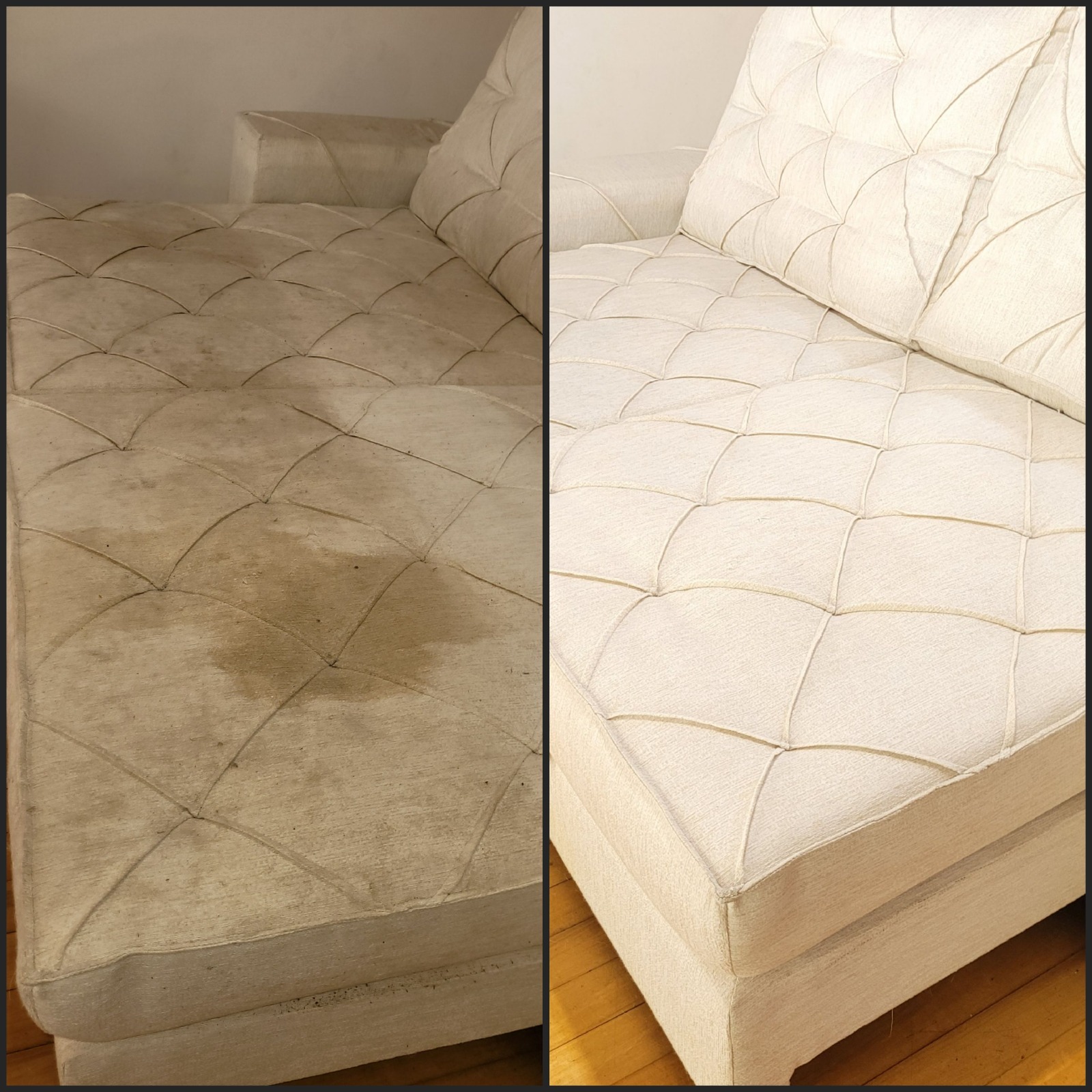 Antes e depois higienização 2