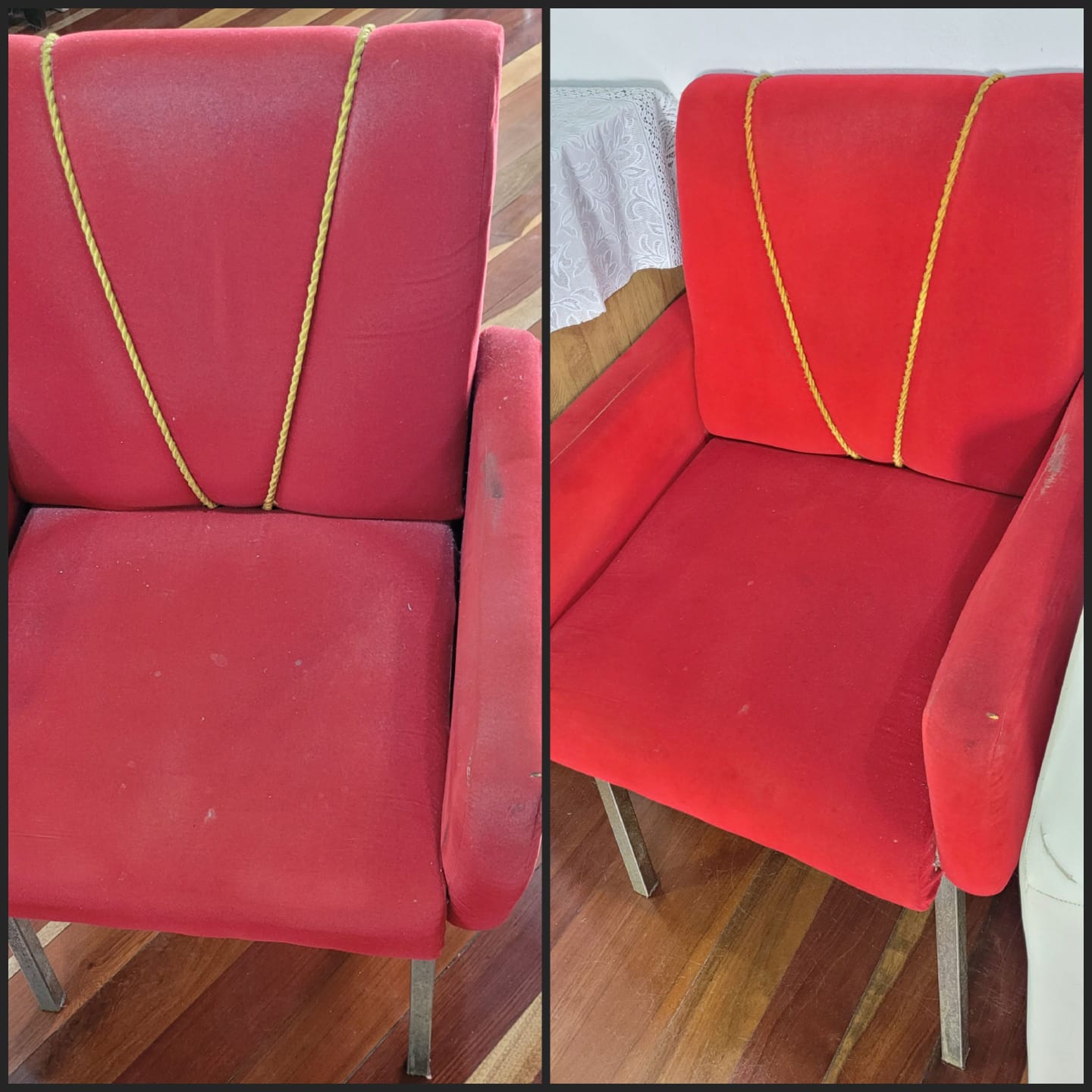 Antes e depois higienização 11