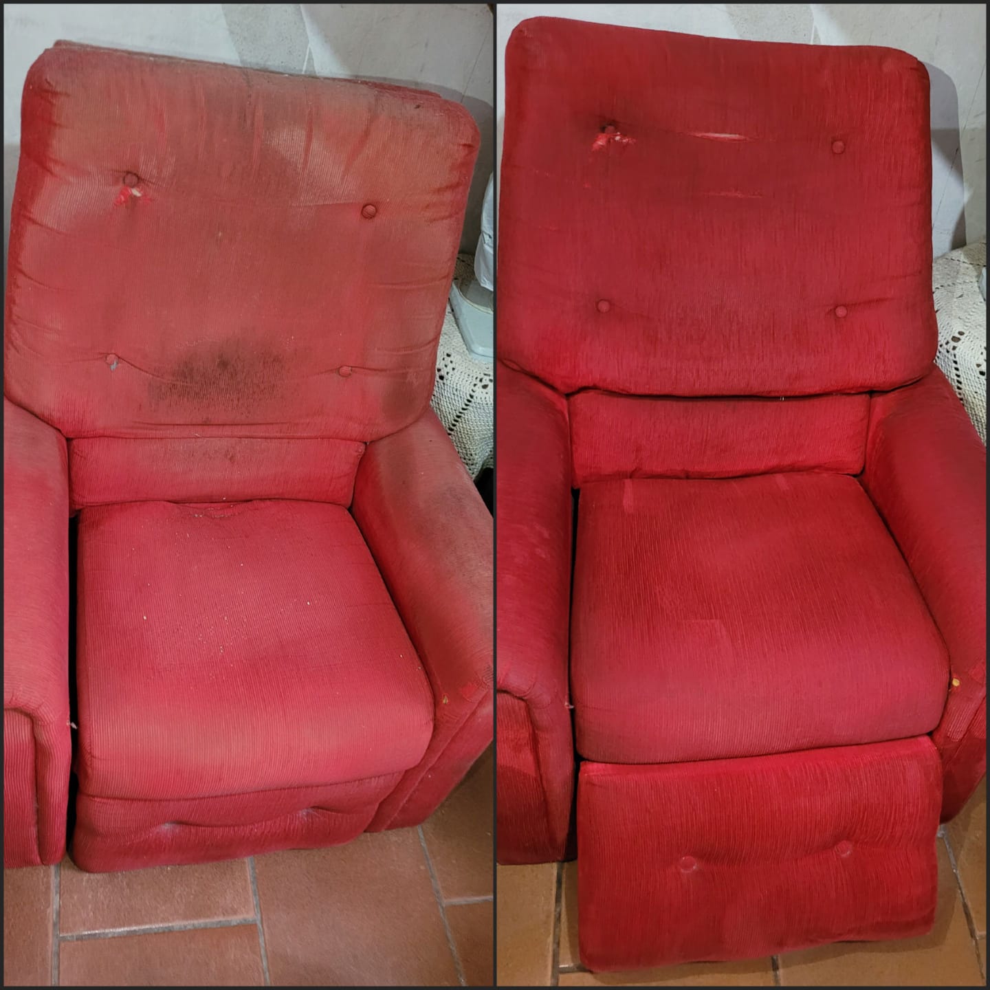 Antes e depois higienização 12